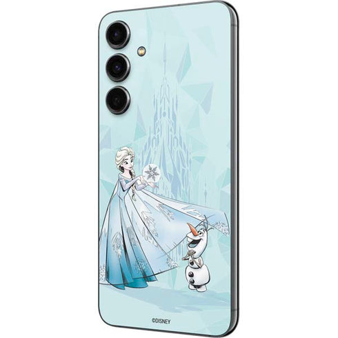 Disney Frozen Elsa and Olaf Art Galaxy S23 FE Skin