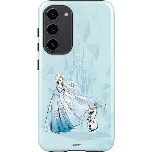 Disney Frozen Elsa and Olaf Art Galaxy S23 Plus Pro Case