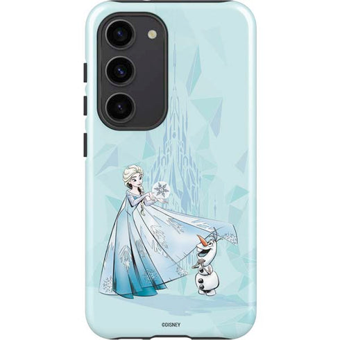 Disney Frozen Elsa and Olaf Art Galaxy S23 Pro Case