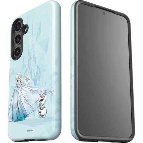 Disney Frozen Elsa and Olaf Art Galaxy S24 Plus Impact Case
