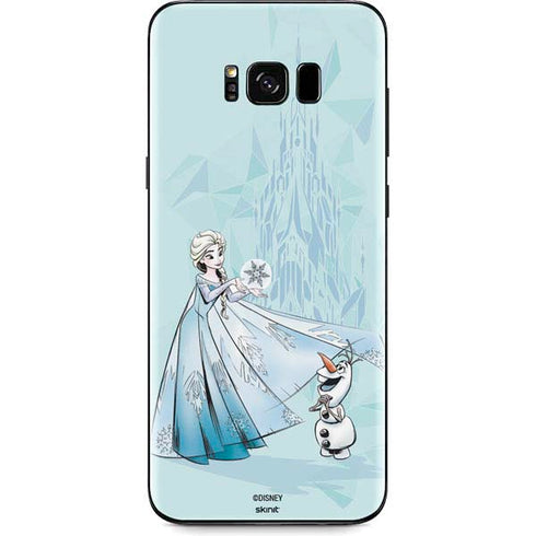 Disney Frozen Elsa and Olaf Art Galaxy S8 Skin