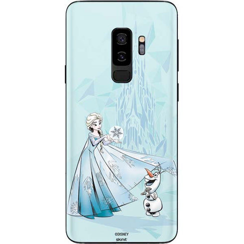 Disney Frozen Elsa and Olaf Art Galaxy S9 Plus Skin
