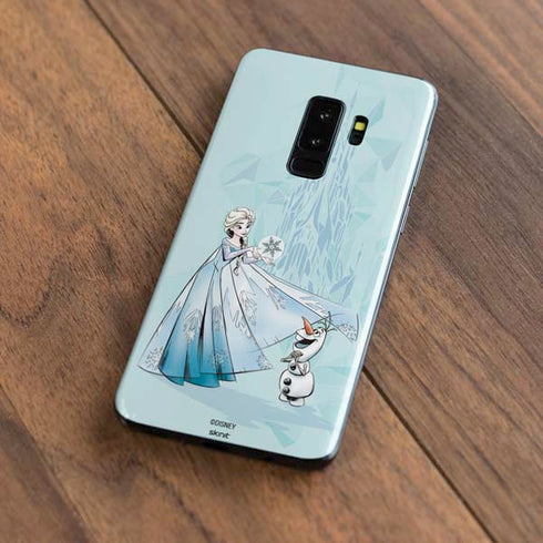 Disney Frozen Elsa and Olaf Art Galaxy S9 Plus Skin