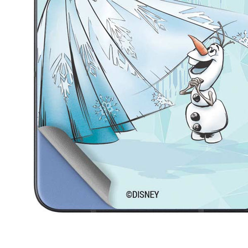 Disney Frozen Elsa and Olaf Art Galaxy Z Fold5 5G Skin