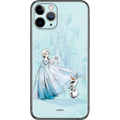 Disney Frozen Elsa and Olaf Art iPhone 11 Pro Skin