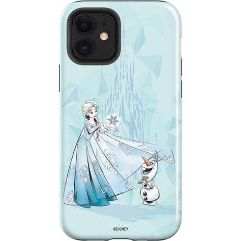 Disney Frozen Elsa and Olaf Art iPhone 12 Impact Case