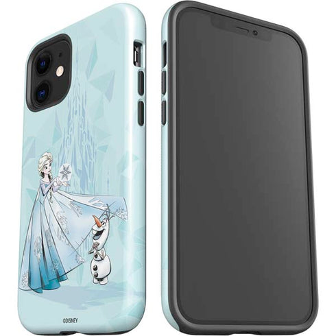 Disney Frozen Elsa and Olaf Art iPhone 12 Impact Case