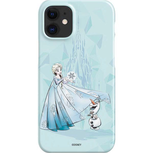 Disney Frozen Elsa and Olaf Art iPhone 12 Mini Lite Case