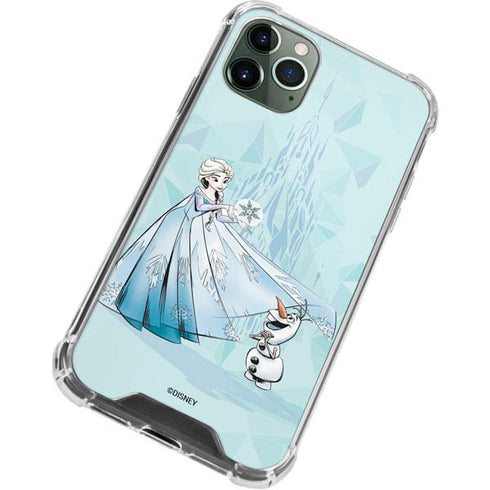 Disney Frozen Elsa and Olaf Art iPhone 12 Pro Max Clear Case