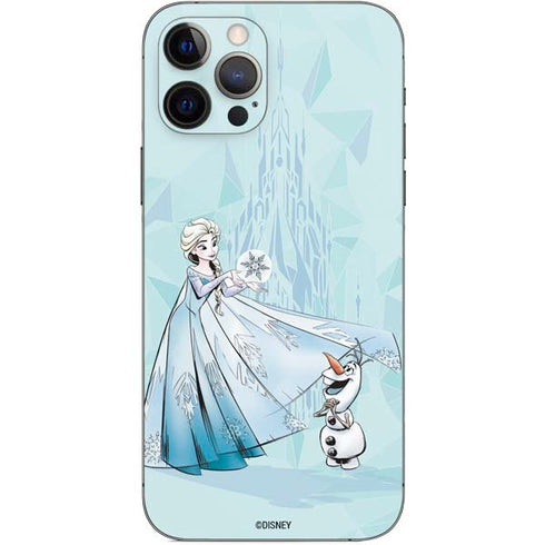 Disney Frozen Elsa and Olaf Art iPhone 12 Pro Skin