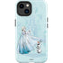 Disney Frozen Elsa and Olaf Art iPhone 15 Plus Impact Case