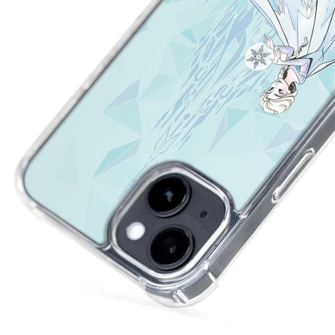 Disney Frozen Elsa and Olaf Art iPhone 15 Plus MagSafe Case