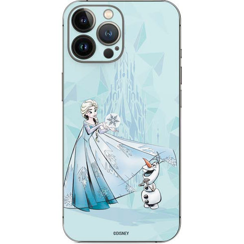 Disney Frozen Elsa and Olaf Art iPhone 14 Pro Max Skin