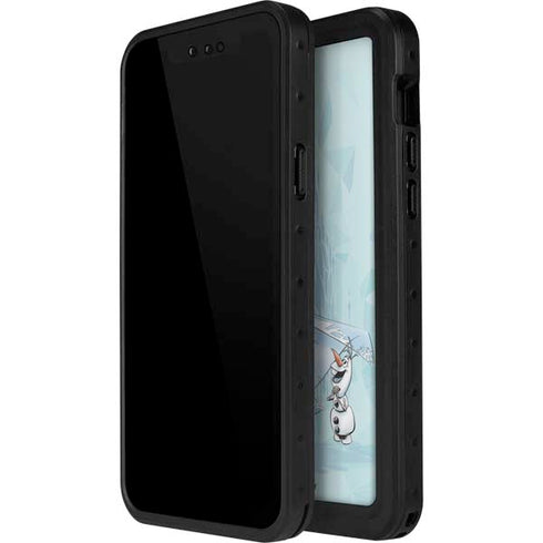 Disney Frozen Elsa and Olaf Art iPhone 14 Pro Max Waterproof Case