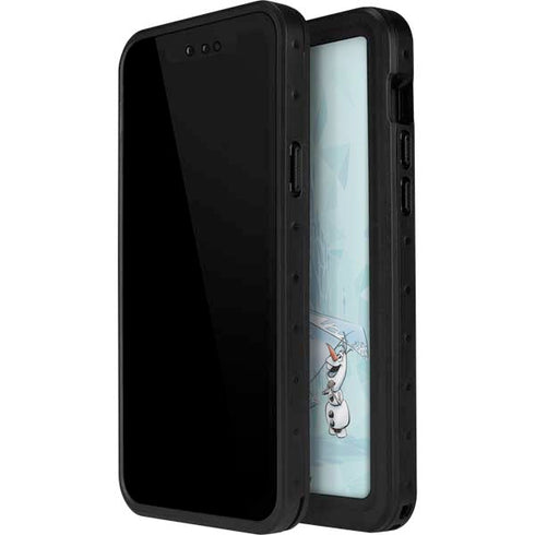 Disney Frozen Elsa and Olaf Art iPhone 15 Pro Waterproof Case