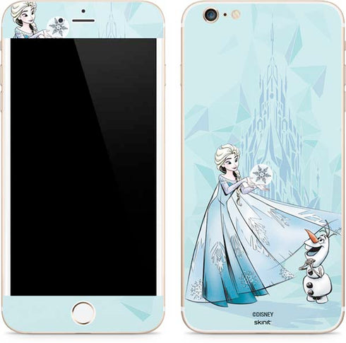 Disney Frozen Elsa and Olaf Art iPhone 6/6s Plus Skin