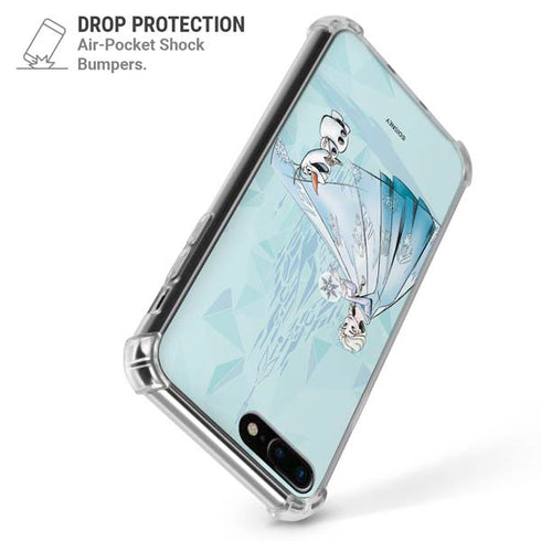 Disney Frozen Elsa and Olaf Art iPhone 7/8 Plus Clear Case