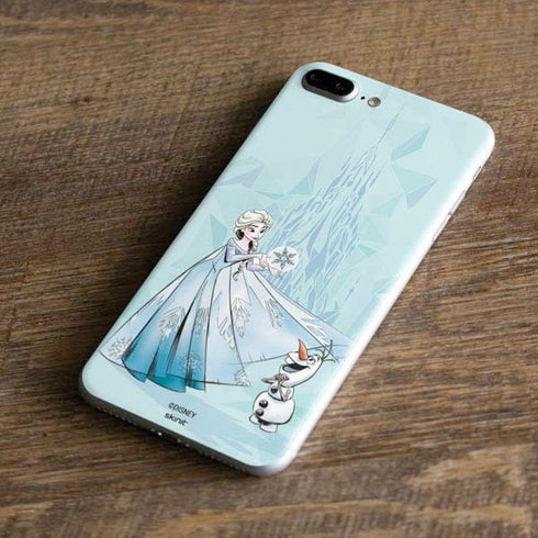 Disney Frozen Elsa and Olaf Art iPhone 7 Plus Skin