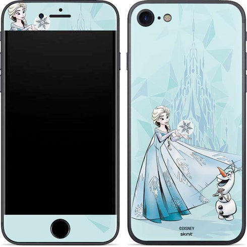 Disney Frozen Elsa and Olaf Art iPhone 7 Skin