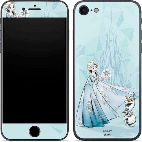 Disney Frozen Elsa and Olaf Art iPhone 8 Skin