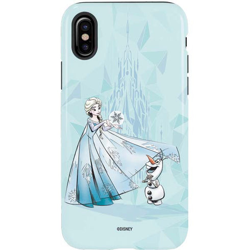 Disney Frozen Elsa and Olaf Art iPhone X Pro Case