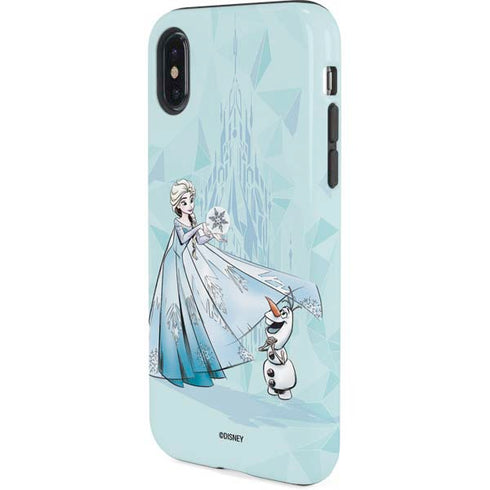 Disney Frozen Elsa and Olaf Art iPhone X Pro Case