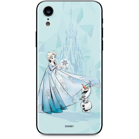 Disney Frozen Elsa and Olaf Art iPhone XR Skin