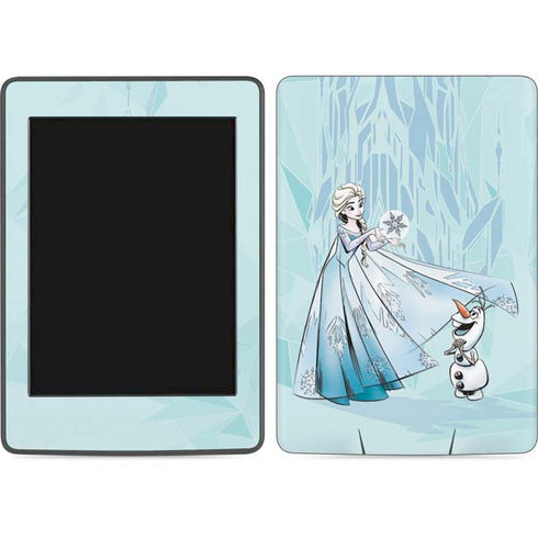 Disney Frozen Elsa and Olaf Art Amazon Kindle Skin