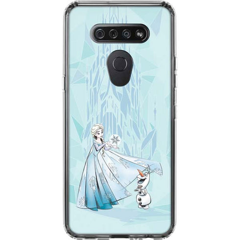 Disney Frozen Elsa and Olaf Art LG K51/Q51 Clear Case