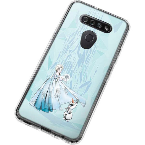 Disney Frozen Elsa and Olaf Art LG K51/Q51 Clear Case