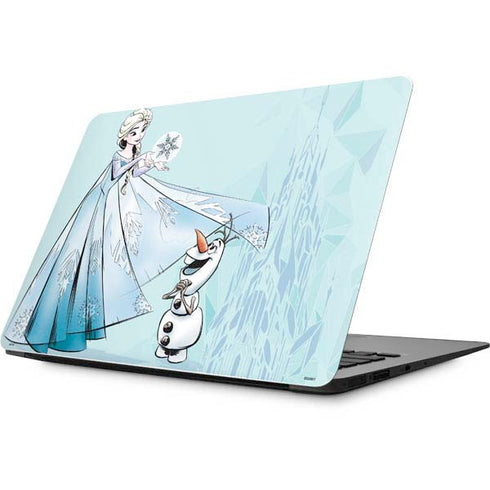 Disney Frozen Elsa and Olaf Art Apple MacBook Skin