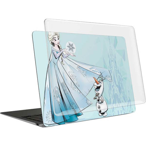 Disney Frozen Elsa and Olaf Art MacBook Air 13in (2020) Case plus Skin