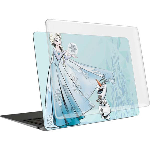 Disney Frozen Elsa and Olaf Art MacBook Air 13in M1 (2021) Case plus Skin