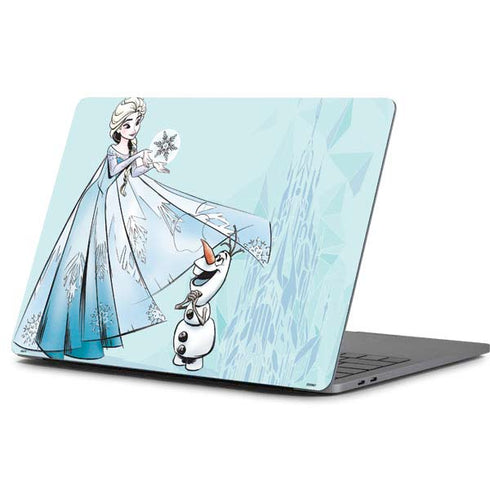 Disney Frozen Elsa and Olaf Art Apple MacBook Pro 13-inch Skin