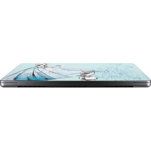 Disney Frozen Elsa and Olaf Art MacBook Pro 14in (2021-24) Skin