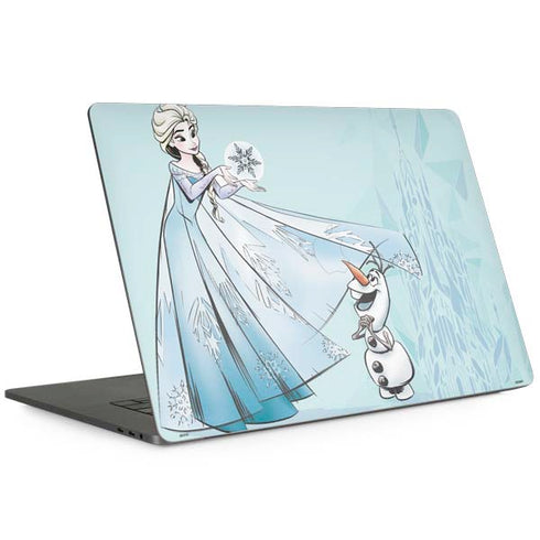 Disney Frozen Elsa and Olaf Art Apple MacBook Pro 15-inch Skin