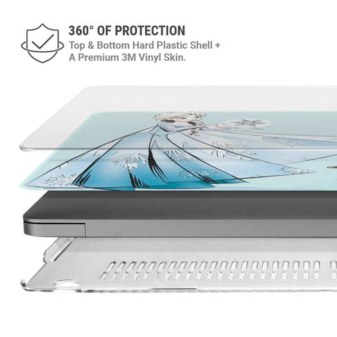 Disney Frozen Elsa and Olaf Art MacBook Pro 16in (2021-25) Case plus Skin