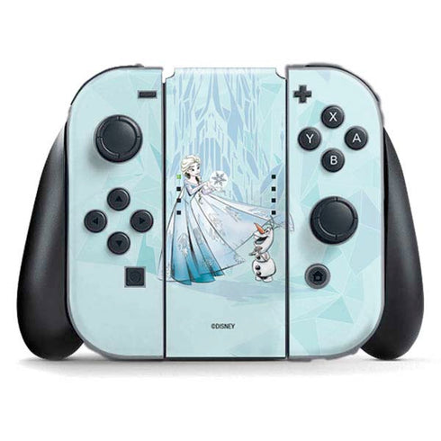 Disney Frozen Elsa and Olaf Art Nintendo Switch (2017-2021) Joy-Con Controller Skin