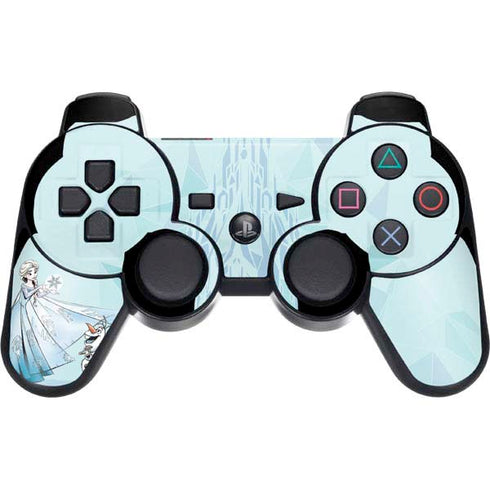 Disney Frozen Elsa and Olaf Art PS3 Dual Shock wireless controller Skin