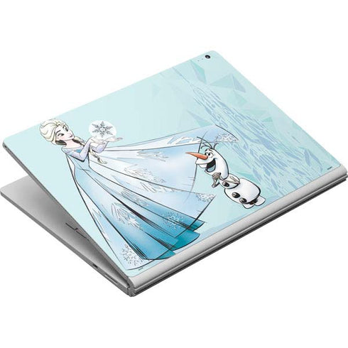 Disney Frozen Elsa and Olaf Art Surface Book Skin