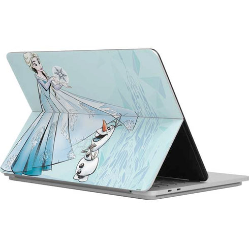 Disney Frozen Elsa and Olaf Art Surface Laptop Studio Skin