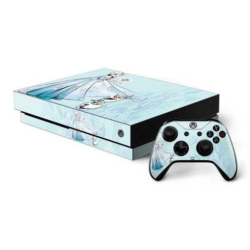 Disney Frozen Elsa and Olaf Art Xbox One X Bundle Skin