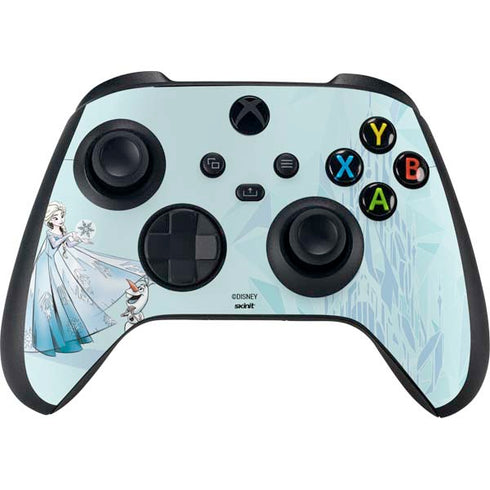 Disney Frozen Elsa and Olaf Art Xbox Series X Controller Skin