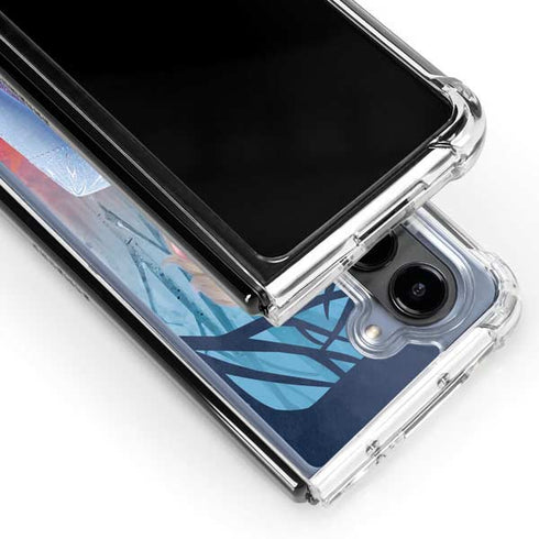 Disney Frozen II Elsa Galaxy Z Fold5 5G Clear Case
