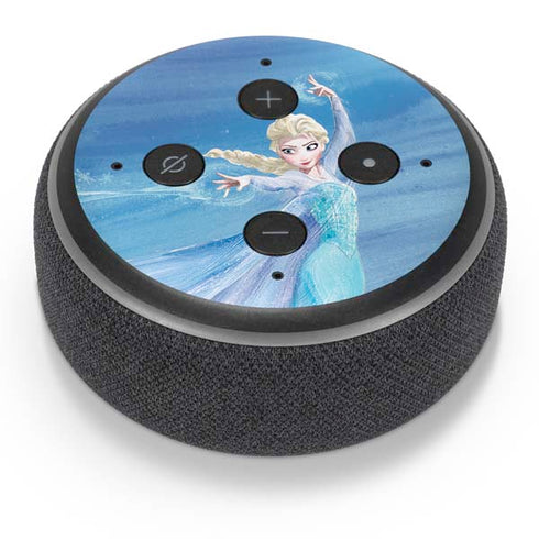 Disney Frozen Elsa Icy Powers Art Amazon Echo Dot Skin