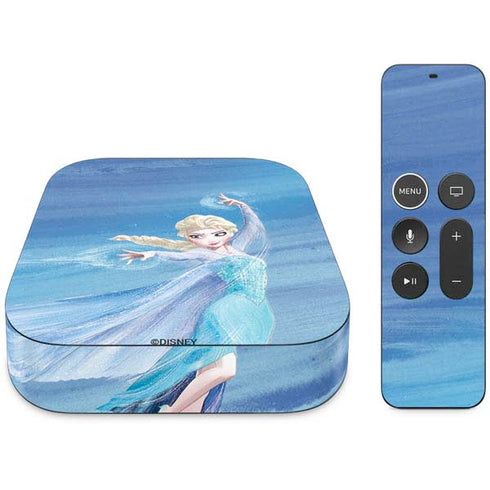 Disney Frozen Elsa Icy Powers Art Apple TV Skin