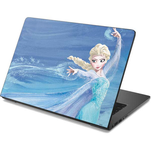 Disney Frozen Elsa Icy Powers Art Dell Chromebook Skin