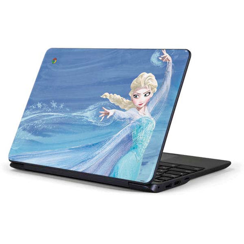 Disney Frozen Elsa Icy Powers Art Samsung Chromebook Skin