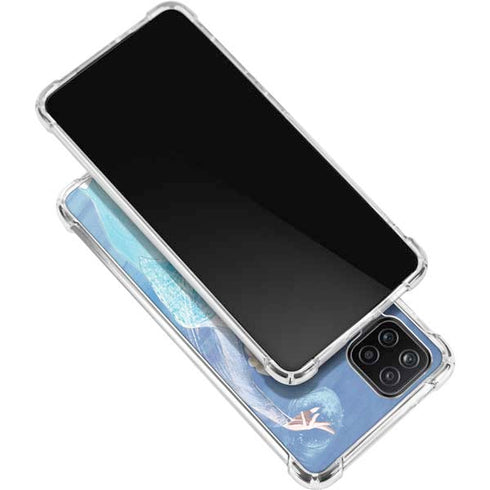Disney Frozen Elsa Icy Powers Art Galaxy A12 Clear Case