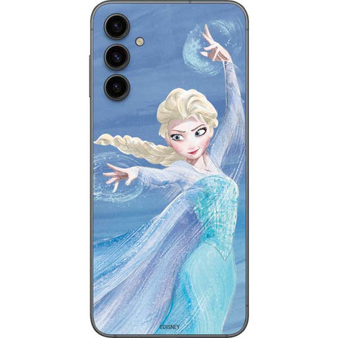 Disney Frozen Elsa Icy Powers Art Galaxy A14 5G Skin